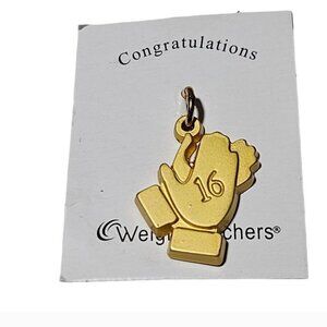 Weight Watchers (WW) Charm Pendant Milestone Charm 16 LBS Clapping Hands-NEW